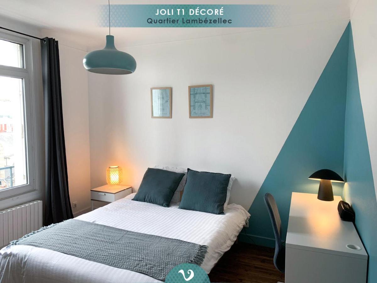 Apartament Joli T1 Quartier Lambezellec Brest Zewnętrze zdjęcie